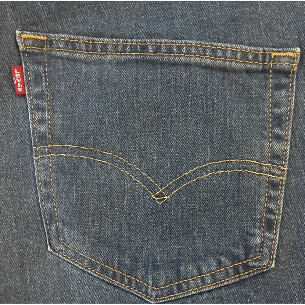 Levi's 511 Denim Jeans Men's 36x32 Blue Medium Wash - Picture 4 of 5